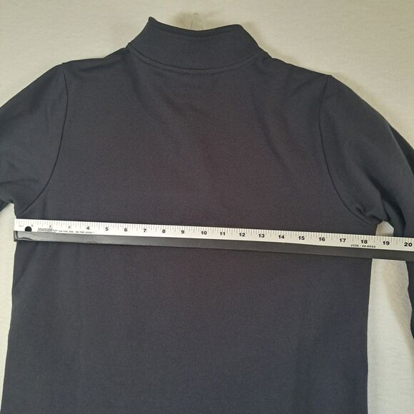 Quacker Factory Black Knit Jacket Bling Accents Star Zipper Pull Women's Size XS - Picture 8 of 10